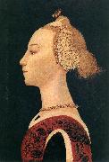 UCCELLO, Paolo Portrait of a Lady at Spain oil painting artist